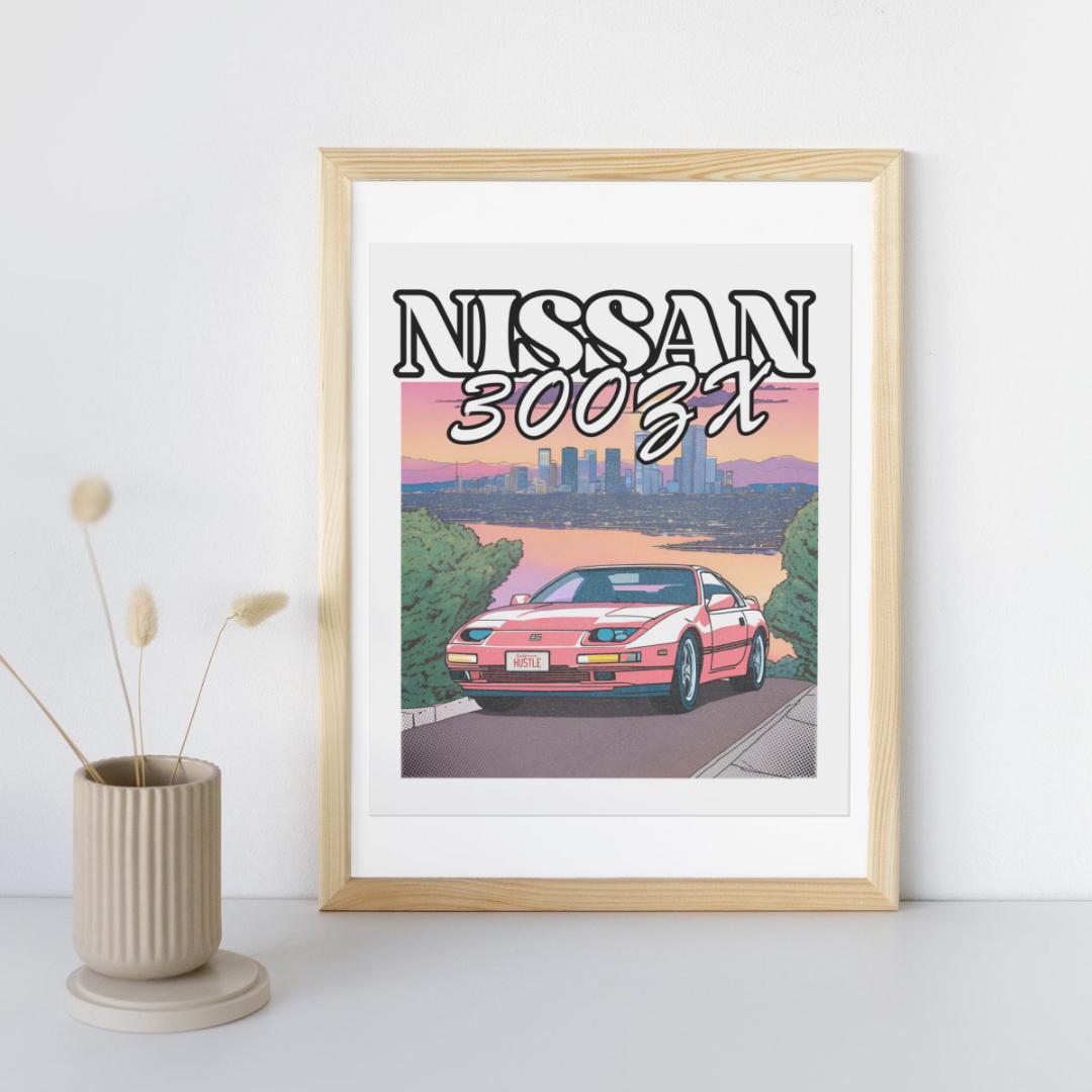 Nissan 300ZX Z32 Poster: Retro JDM Car Art (digital Download) - Etsy