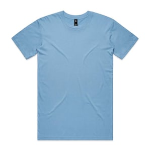 Carolina Blue Staple Tee, AS Colour 5001, Combed Cotton Unisex T-Shirt