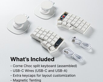 Corne Choc Trackpoint Ergonomic Split Keyboard With Tenting - Pre