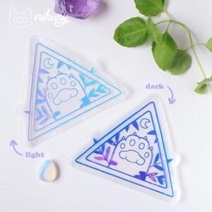 Cat Paw Suncatcher Sticker | Nikury | Window Cling | Rainbow Maker | Sun Catcher Decal | Witchy Cat Gift | Pastel Goth | Aurinkosieppari