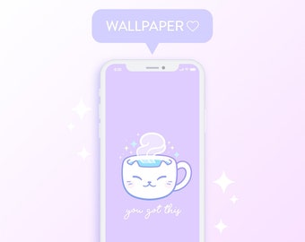 Cute Cat Wallpaper Etsy Goth wallpaper kawaii wallpaper pastel wallpaper laptop wallpaper eclectic wallpaper aesthetic gif aesthetic backgrounds aesthetic wallpapers lavender aesthetic. cute cat wallpaper etsy