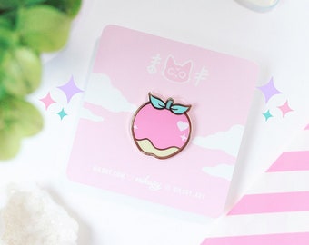 APPLE Enamel Pin | Fruit Enamel Pin | Cute / Kawaii / Pastel / Fun Food Hard Enamel Lapel Pins | Limited Edition | Gift for Her