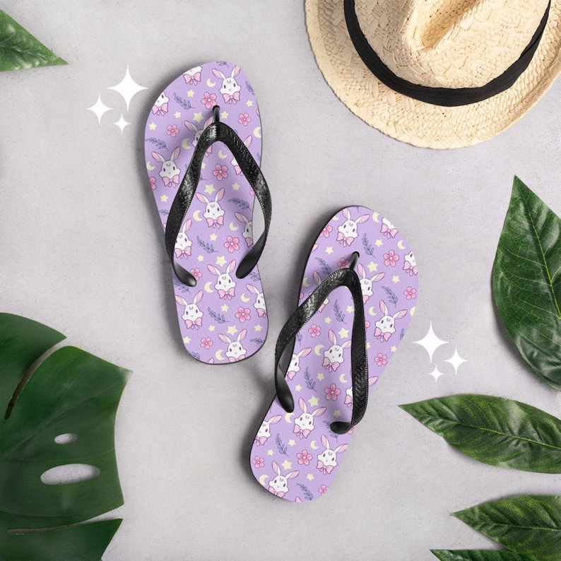 bunny flip flops