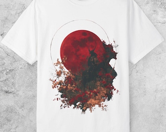 Japanese Samurai T-Shirt, Real Design, Unisex Garment-Dyed Tee