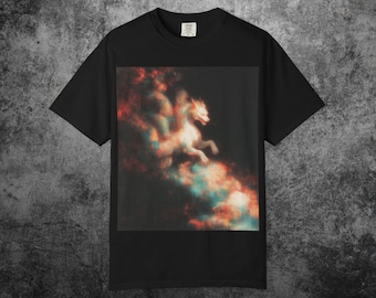 Yokai Nine-Tailed Fox T-Shirt, Japanese Art Design