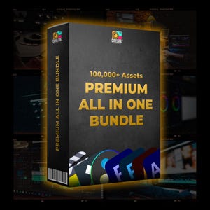 100,000+ Video Editing Assets Bundle – LUTs, Transitions, SFX, Templates & Overlays | Premiere Pro, Final Cut, DaVinci | PLR Resell Rights