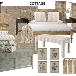 Diseño de cabaña, tablero de inspiración de estilo rústico, dormitorio de cabaña, diseño de interiores, diseño de dormitorio, colores de pintura, tablero de inspiración, estilo de cabaña