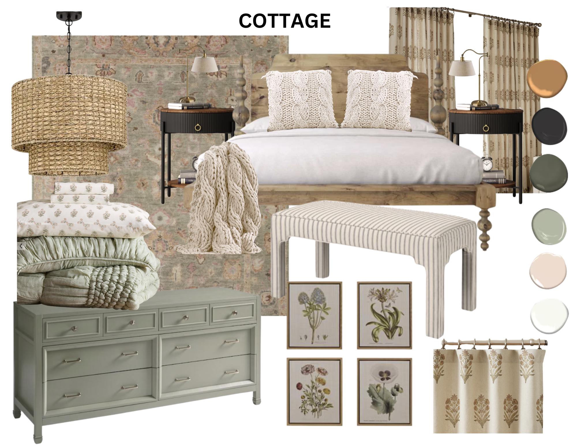 Cottage mood board España