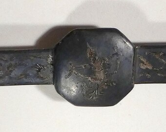 Vintage Tie Clip from Thailand dancing woman    2