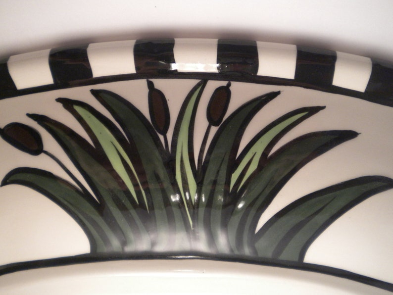 Oval Alligator & Fleur de Lis Platter image 3