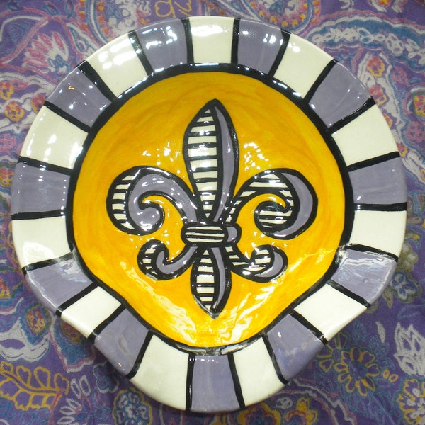 Purple Spoon Rest Etsy