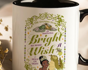 Caneca da Princesa Tiana – Presente Mágico para Amigos e Fãs