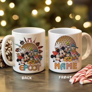 Personalized Mickey Mouse Mug, Custom Disney Mug, Disney Character Mug, Mickey and Friends Mug, Gift for Kids, Custom Name Mug, Est. 1928 image 1
