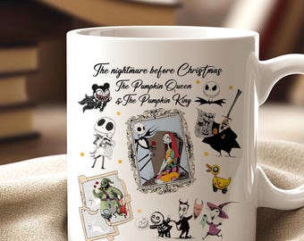 Personalized Not So Scary Halloween Mug Cute Disney Character Coffee Cup Best Friend Family Gift
