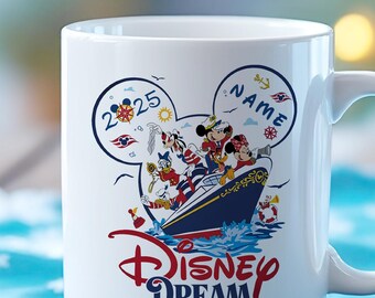 Disney Dream Cruise 2025 Personalized Mug
