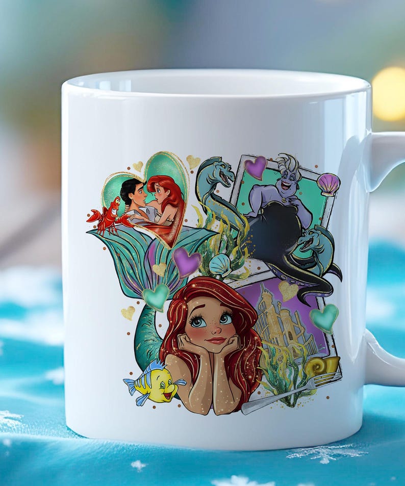 The Little Mermaid Mug Gift For Disney Fans And Ocean Dreamers image 1