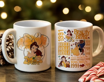 Disney Beauty and the Beast 1991 Belle & Beast-paarmokken - koffiekopset prinses