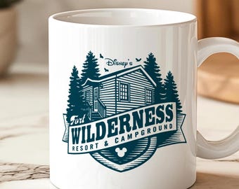 Fort Wilderness Resort & Campground Coffee Mug | Disney Themed Camping Cup