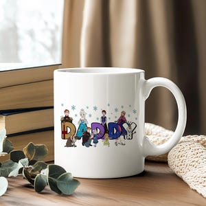 Personalized Frozen Friends Name Mug Custom Kids Gift image 4