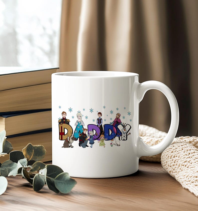 Personalized Frozen Friends Name Mug Custom Kids Gift image 4