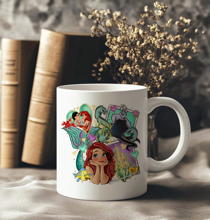 The Little Mermaid Mug Gift For Disney Fans And Ocean Dreamers image 4