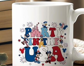 Taza divertida de Disney del Día de la Independencia