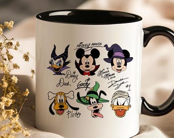 Disney Halloween Fan Gift Mug, Spooky Character Collection for True Fans