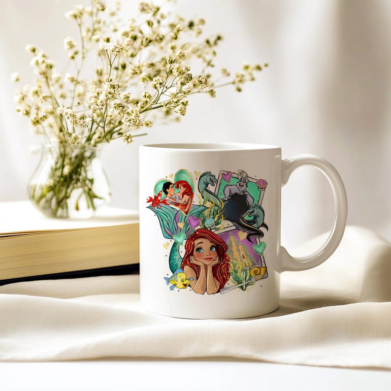 The Little Mermaid Mug Gift For Disney Fans And Ocean Dreamers image 3