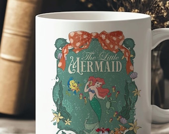 Mok De kleine zeemeermin – Leuk Ariel-koffiekopje Cadeau voor zeemeerminliefhebbers