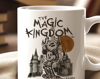 Magic Kingdom Halloween Mickey Skeleton Mug Gift For Disney Fans