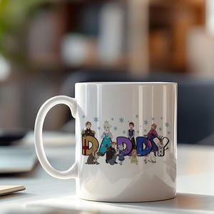 Personalized Frozen Friends Name Mug Custom Kids Gift image 2