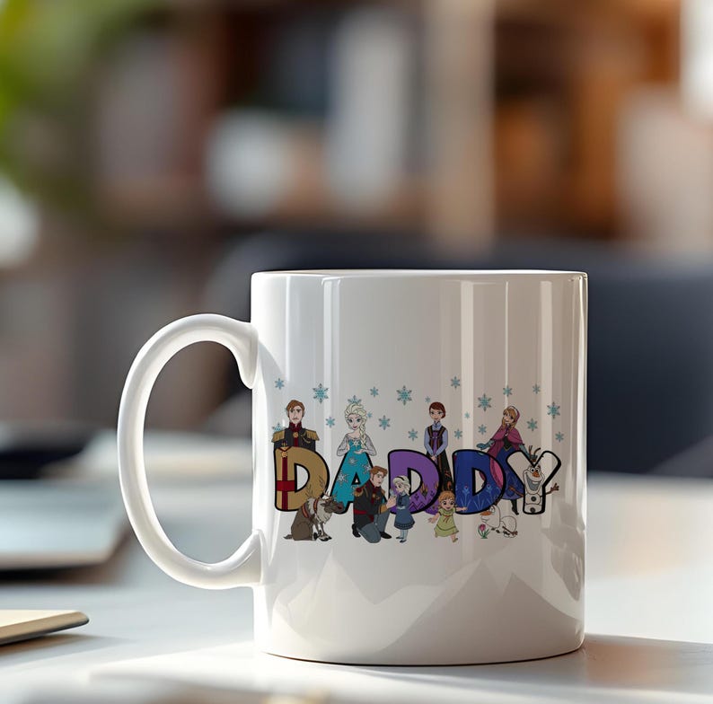 Personalized Frozen Friends Name Mug Custom Kids Gift image 2