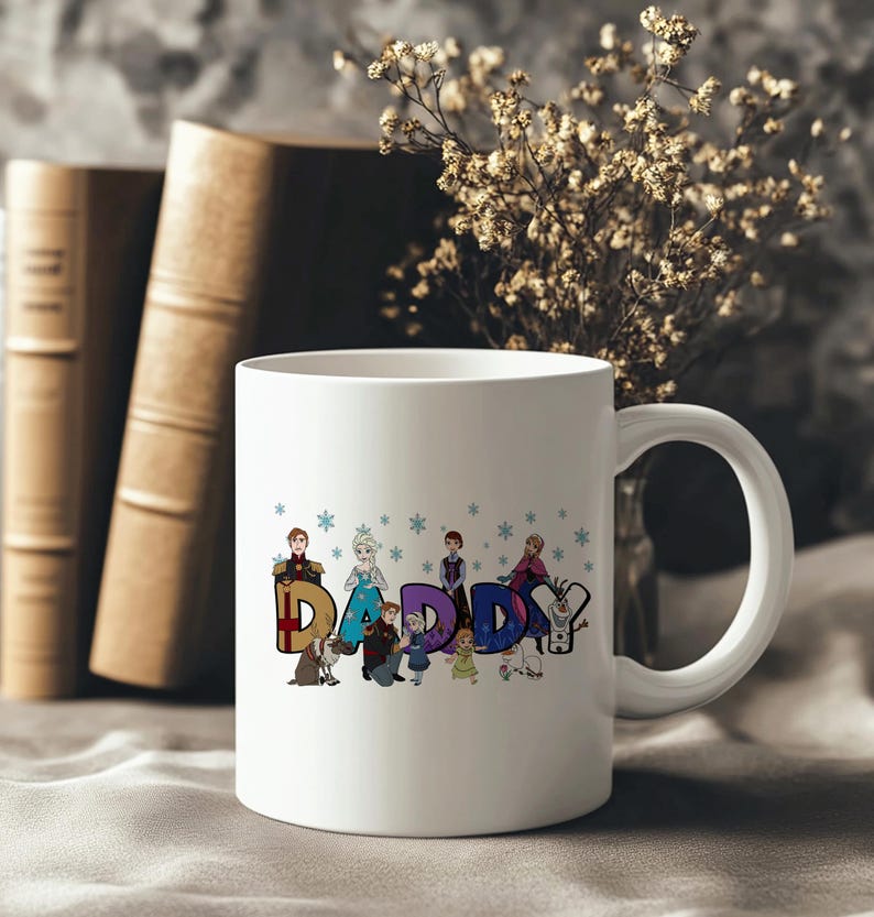 Personalized Frozen Friends Name Mug Custom Kids Gift image 3