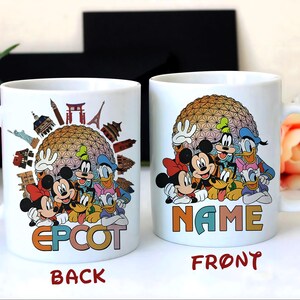 Personalized Mickey Mouse Mug, Custom Disney Mug, Disney Character Mug, Mickey and Friends Mug, Gift for Kids, Custom Name Mug, Est. 1928 image 2