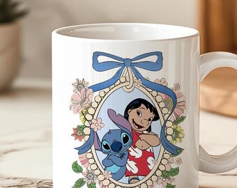 Taza Disney de Lilo y Stitch "Ohana significa familia"