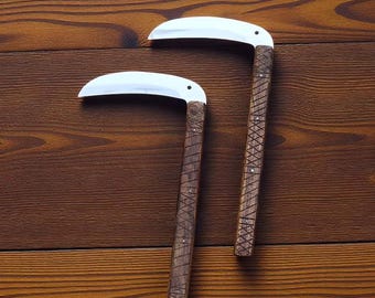 New Japanese tridition Kama knives, Handmade Craft Gift item for Men