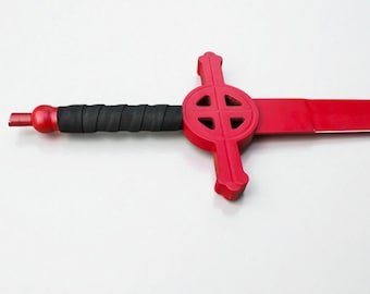 Demon Blood Sword Replica, Adventure Time Sword, Hand Made Prop, Hand Crafted Gift