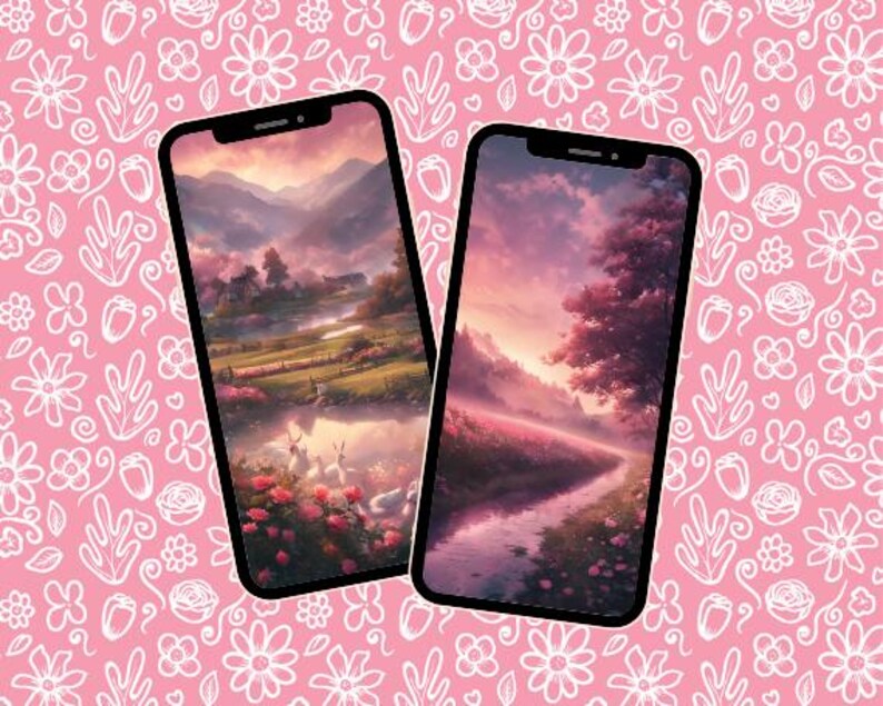 Pink Wallpaper Coquette Cozy Aesthetic Wallpaper Pack iPhone Wallpaper