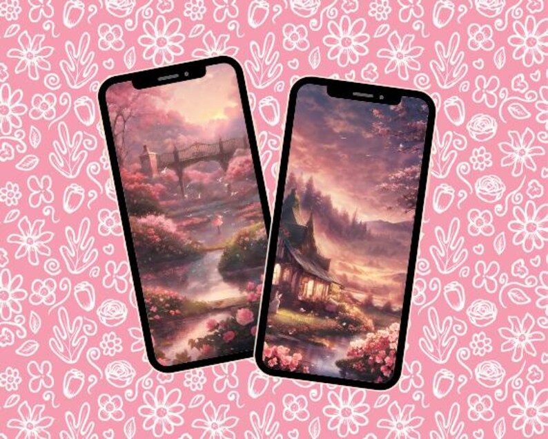 Pink Wallpaper Coquette Cozy Aesthetic Wallpaper Pack iPhone Wallpaper