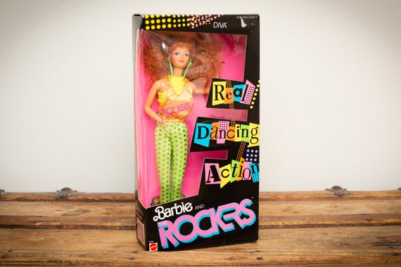 Nib Barbie And The Rockers Diva Doll Vintage 1980s 1986 Etsy