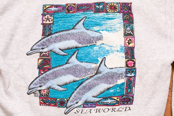 Dolphin Decor Childrens Short Sleeve Cool T-Shirt,Polyester,Watercolor Ocean Ma