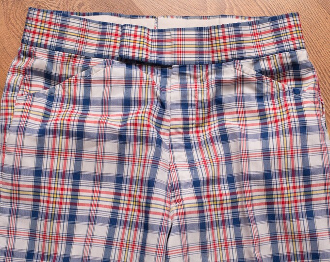 Plaid Golfer Pants Crazy Disco Mod Funk Style Slacks Vintage Etsy
