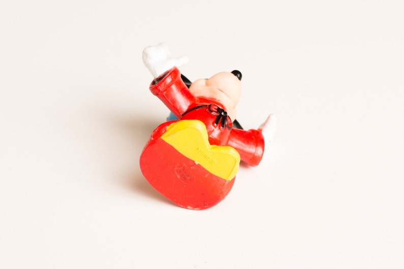 Cartoon Character Mickey Mouse Sorcerer/'s Apprentice Vintage 80s Disney Toy PVC Figure Magic Wizard