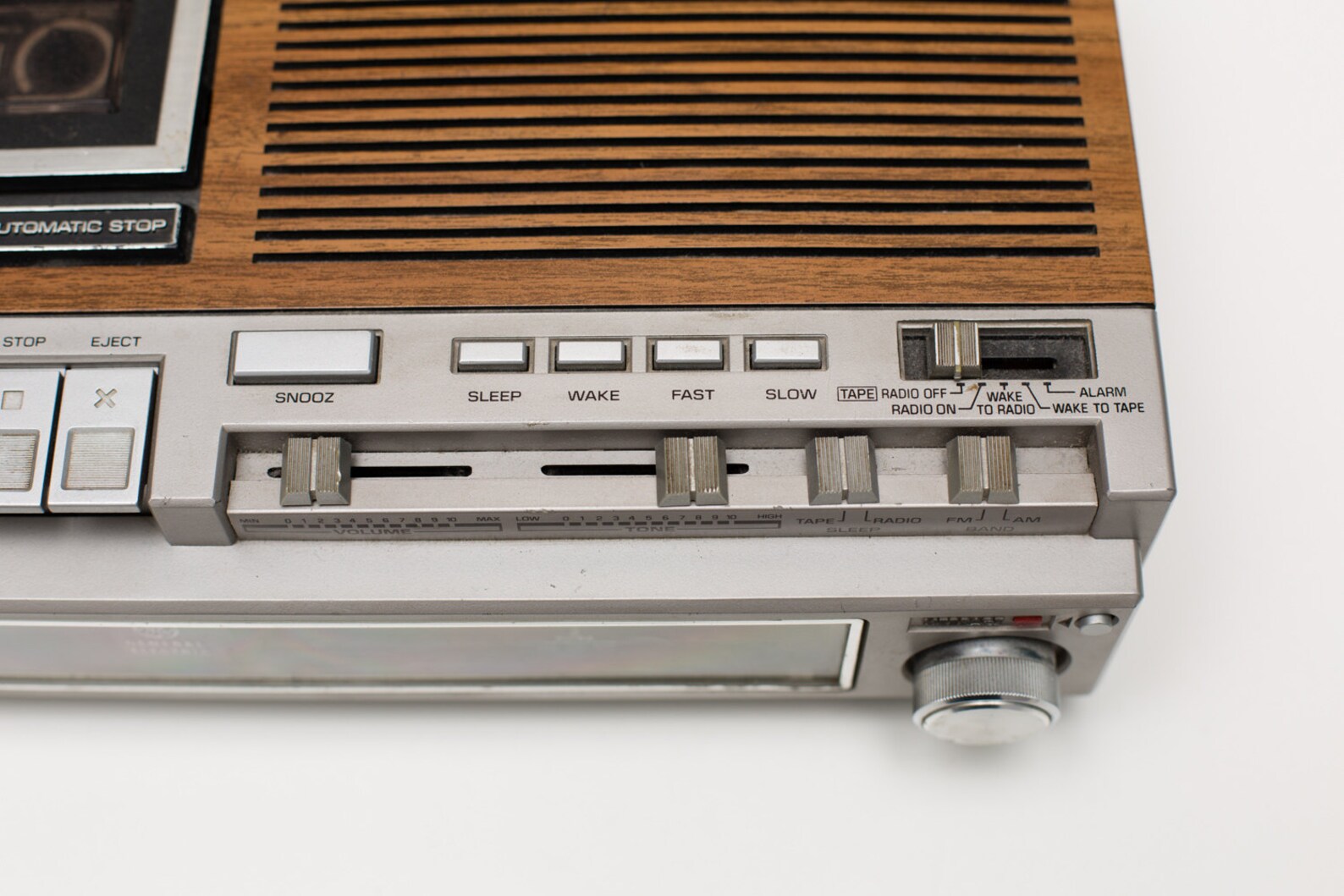 Vintage GE Digital Alarm Clock Cassette Player/Recorder Etsy