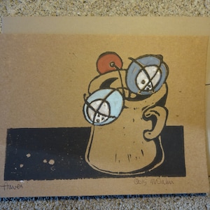 3 Flowers in Cup Cards (set of three w/envelopes)