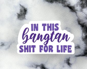 BTS SH*T 4 LIFE: Vinyl Decal