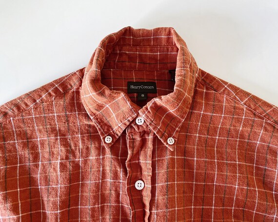 mens 90s vintage button down - long sleeve small … - image 7