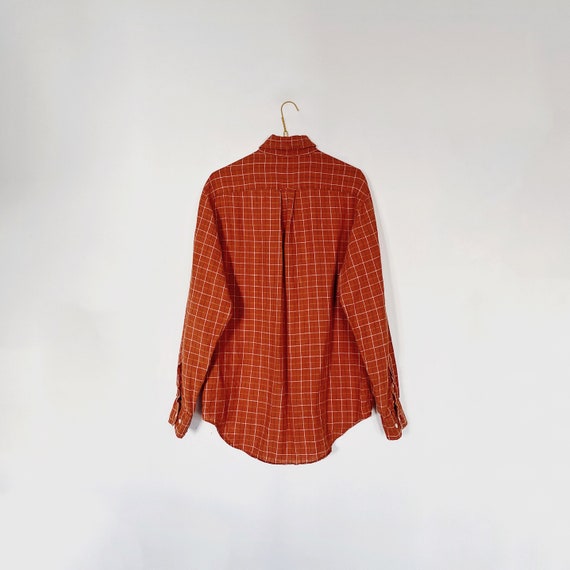 mens 90s vintage button down - long sleeve small … - image 2