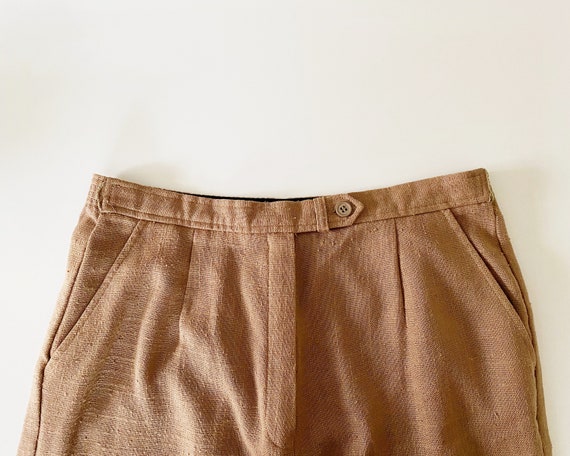 70s high waist straight trouser pant - long minim… - image 5