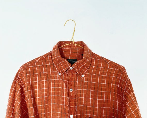 mens 90s vintage button down - long sleeve small … - image 3